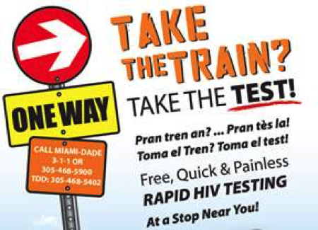 Take the train? Take the test! Call Miami-Dade 3-1-1 or 305-468-5900. TDD: 305-468-5402